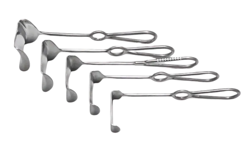 General surgery instrument set with forceps, scissors, needle holders, and retractors