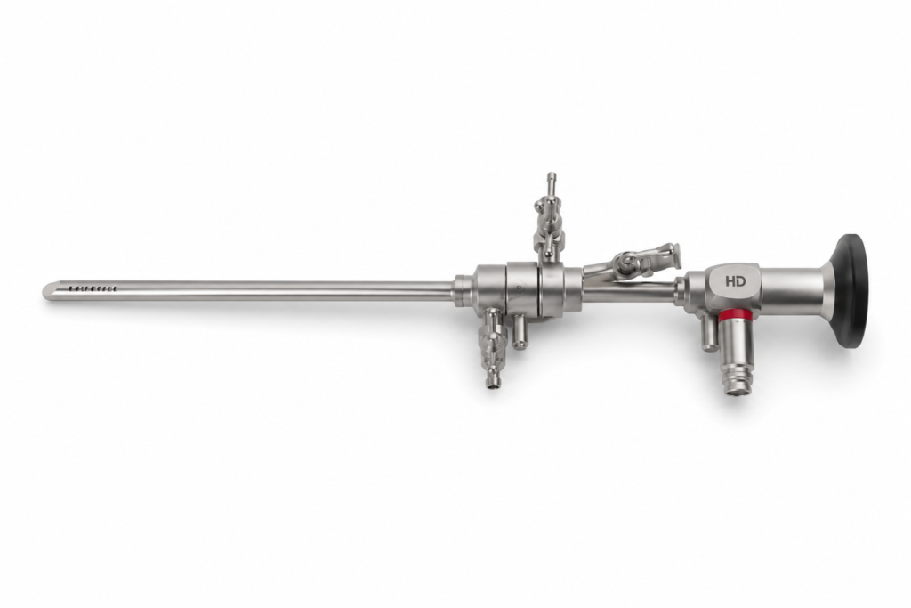 hysteroscope set and hysteroscope sheath