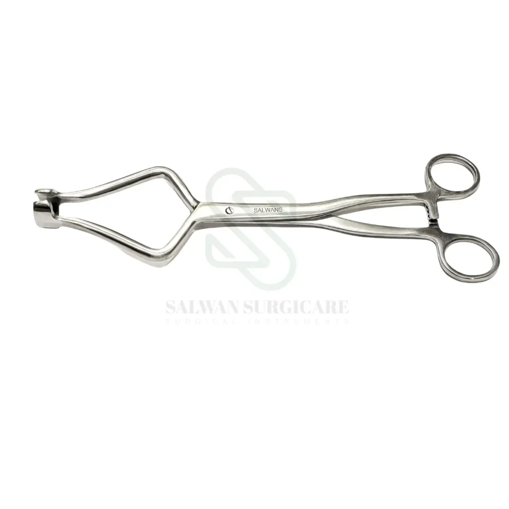 gynecological uterus holding forceps