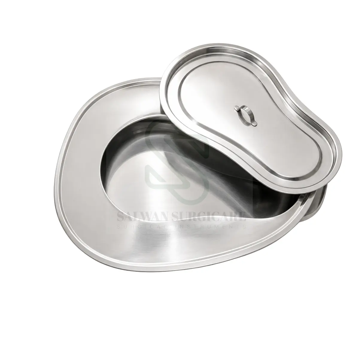 Stainless steel Female Bed Pan for hospital patient care