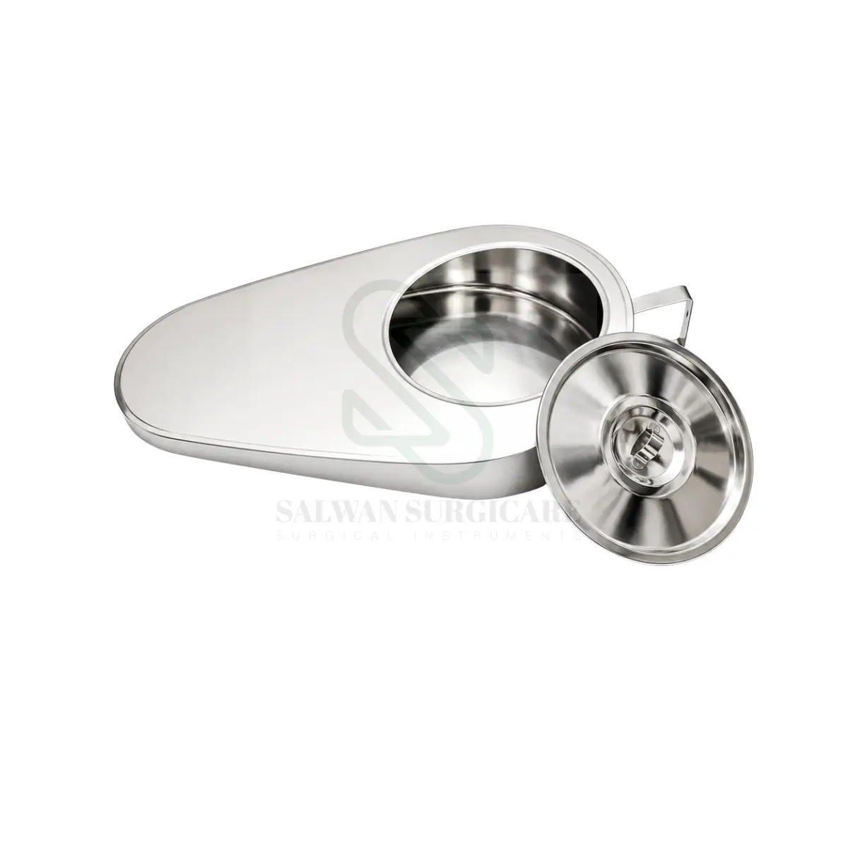 bed pan stainless steel for male