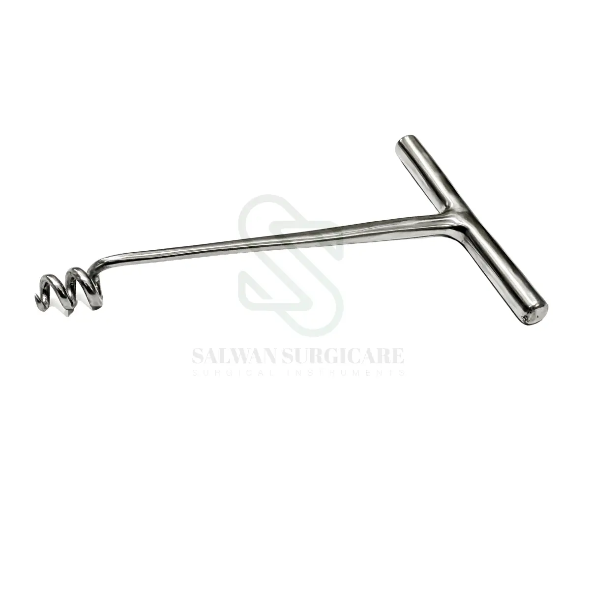 Doyen Myoma Screw with spiral tip for fibroid traction