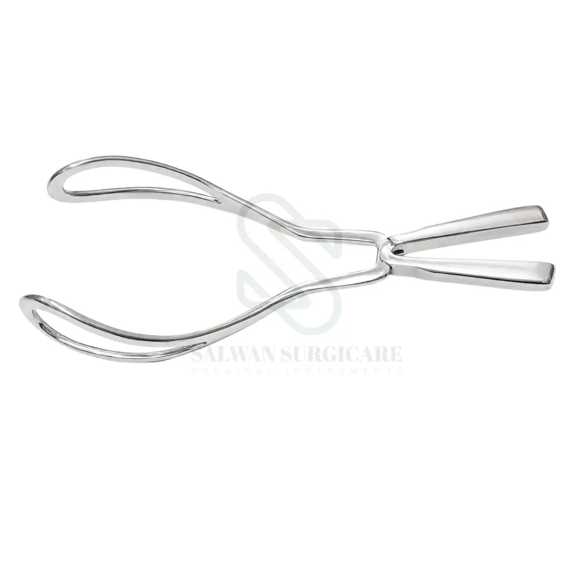 Outlet Forceps with short fenestrated obstetric blades