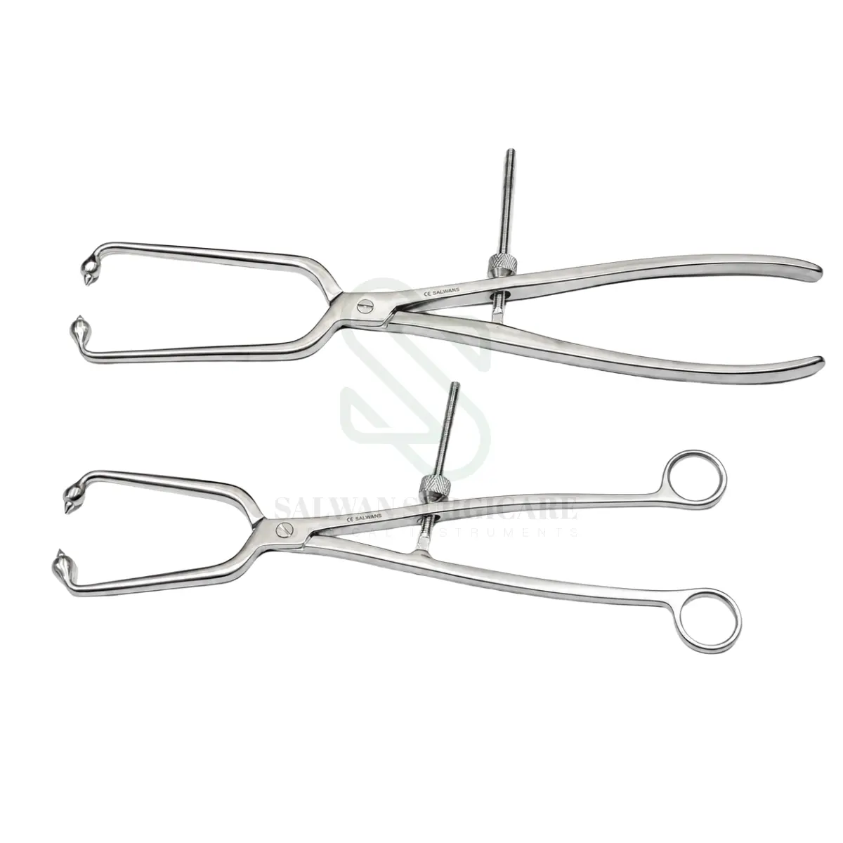 Pelvic Reduction Forceps with pointed ball tips