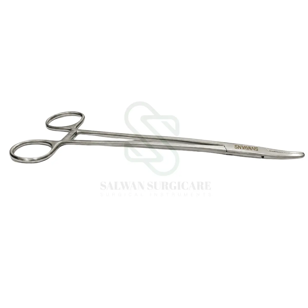 Sarot Needle Holder with serrated jaws and ring handles