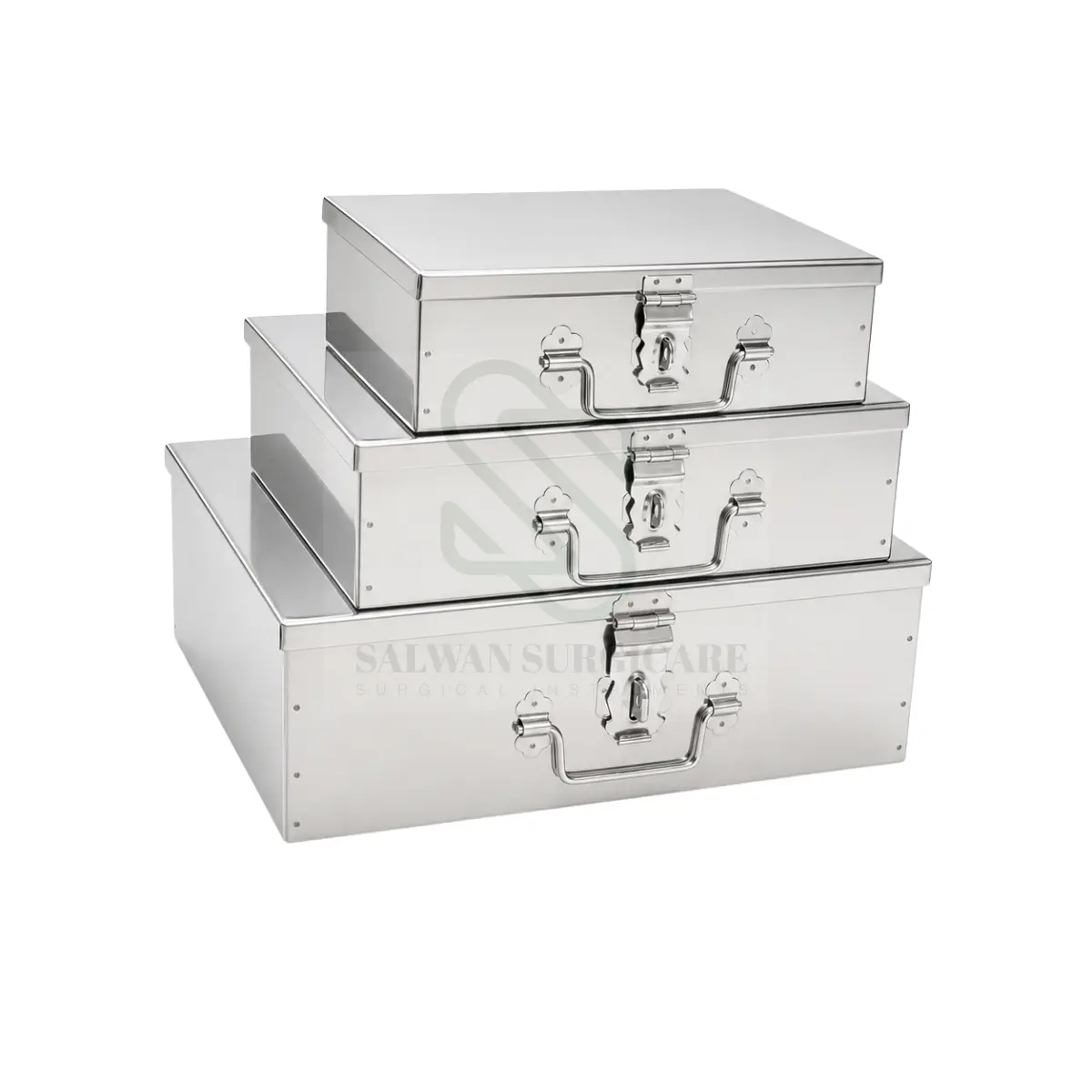 Stainless steel Instrument Sterilisation Box for surgical instruments