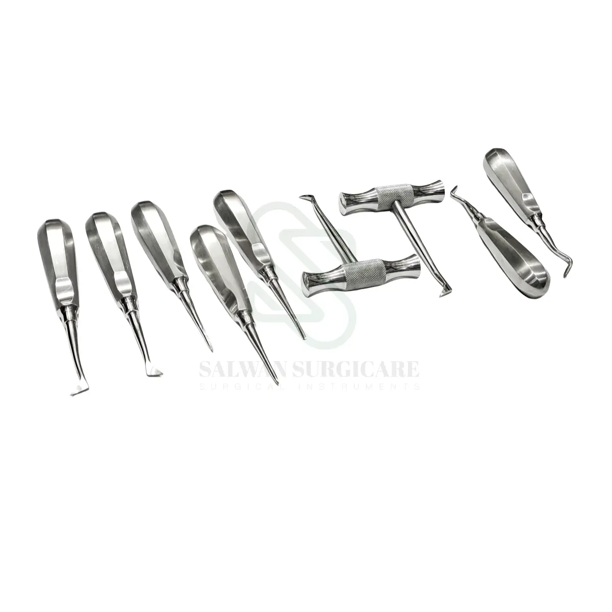 GDC Root Elevator Set dental root elevator kit for tooth and root extraction
