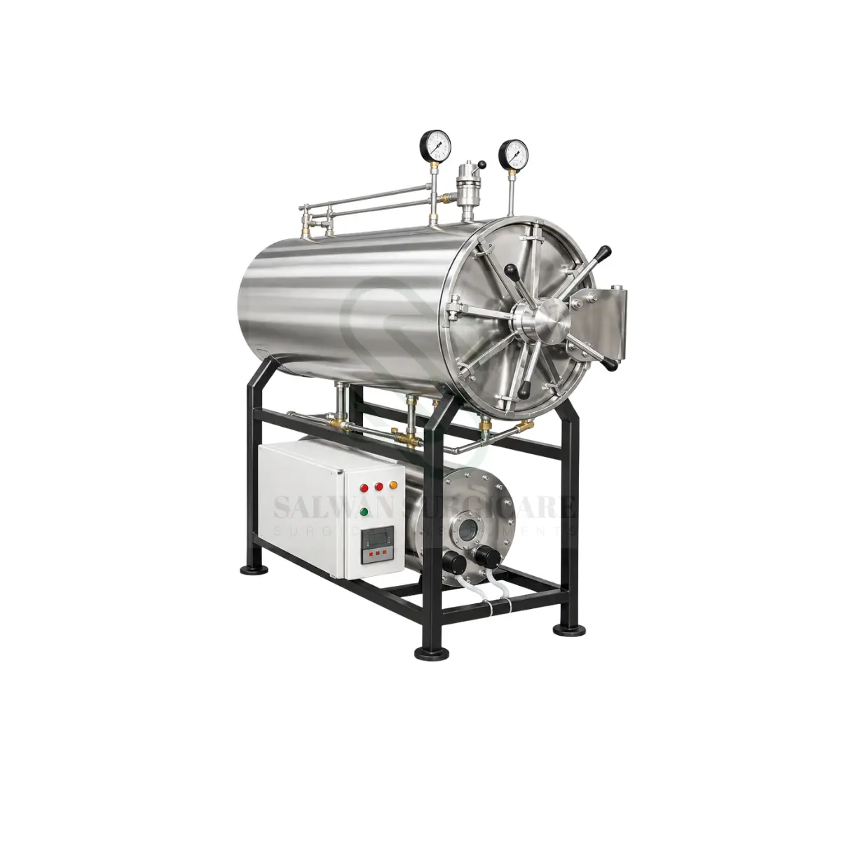 Horizontal Cylindrical Autoclave steam sterilizer for hospitals and surgical instruments