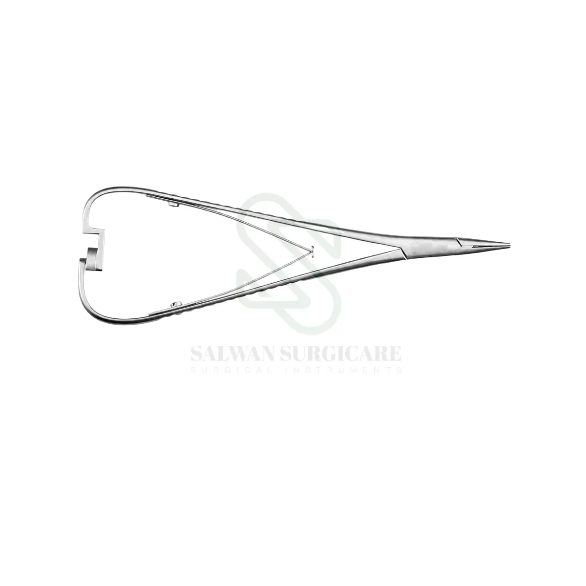 Mathieu Needle Holder for controlled surgical suturing and needle handling