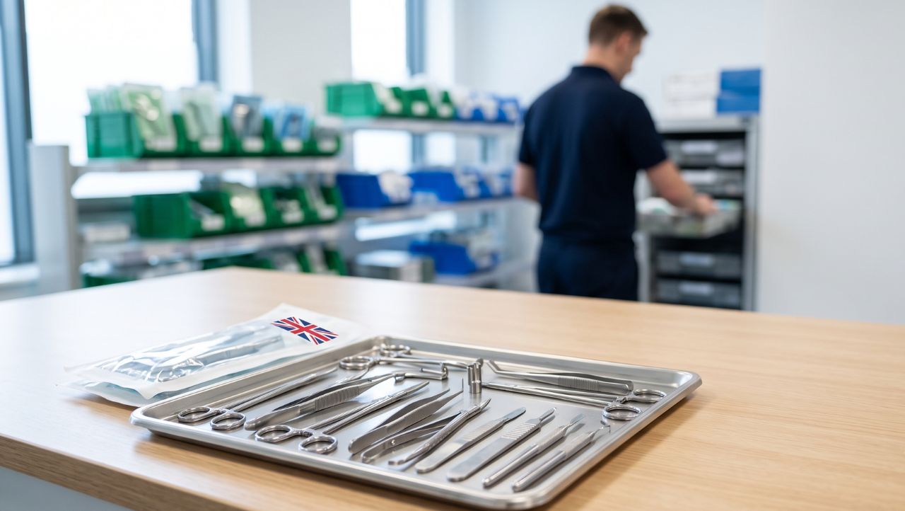Sterile surgical tools in medical facility