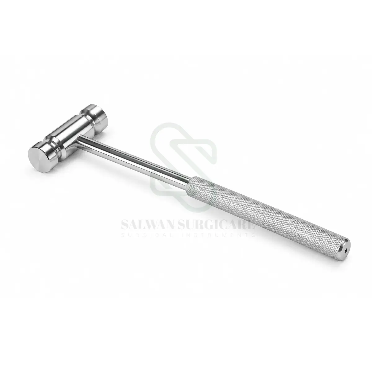 Cervical Mallet surgical instrument with impact head and handle for controlled striking during cervical spine and orthopedic surgery