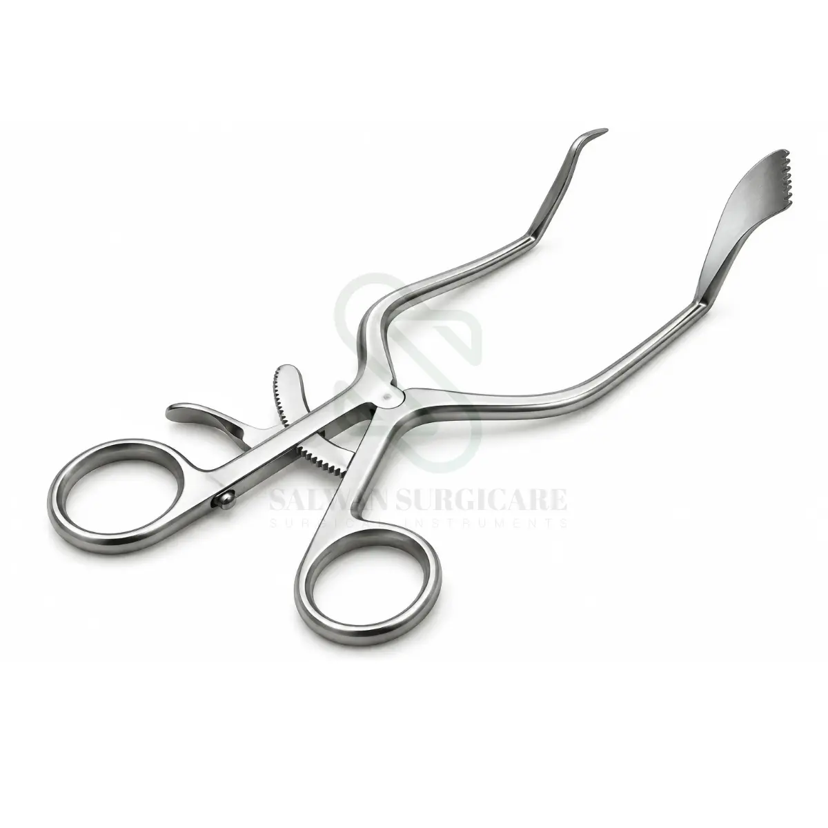 Williams Retractor with self-retaining blades for muscle and soft tissue retraction during spinal surgery